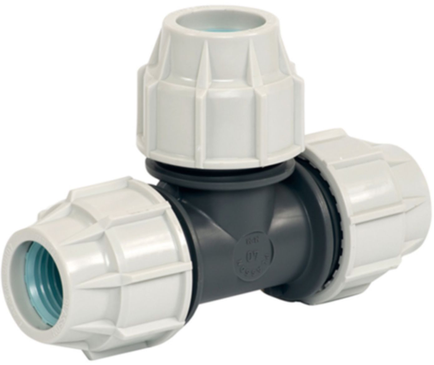 T-Stück 90° egal 7040 d 110mm - Plasson-Klemmfittinge
