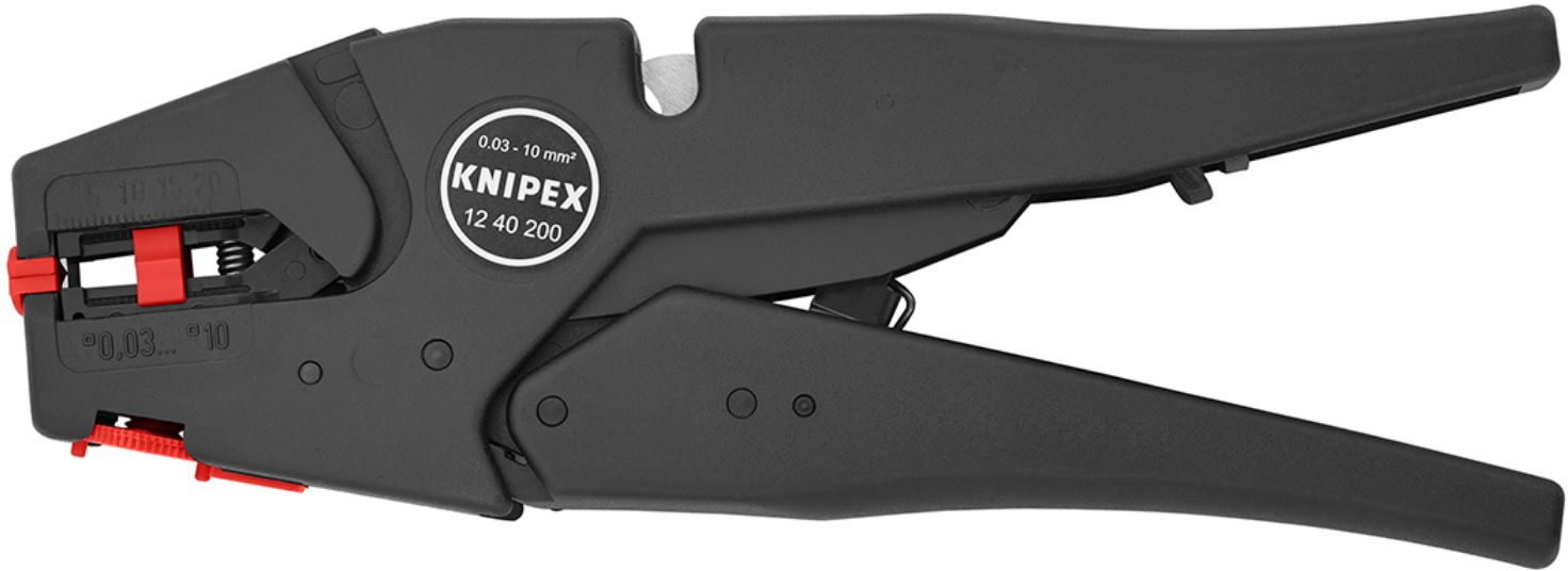 KNIPEX Abisolierzange 1240, L= 200mm, für 0.03-10.00 mm2 - Zangen, Schneiden