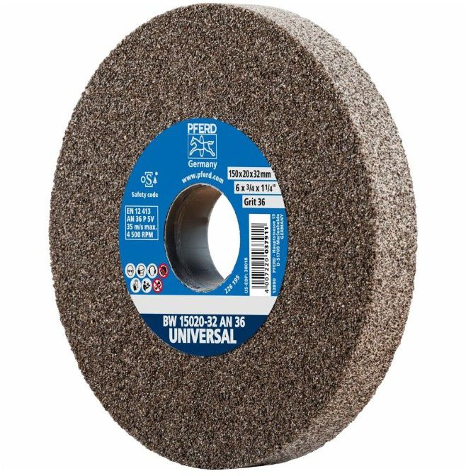 Schleifscheibe, aus Normalkorund, grau Ø 150 x 20 x 32mm - Schleifen, Trennen