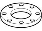 Losflansch d 125mm 368.745.00.1 - Geberit-PE-Formstücke
