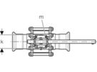 Kugelhahn geflanscht 42mm 92105 - Geberit Systemventile / Armaturen