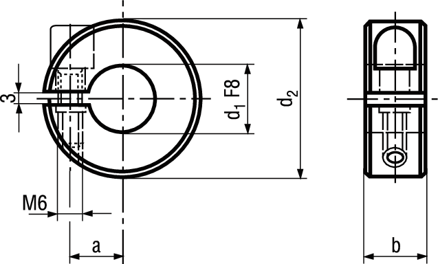 Klemmringe leichte Reihe St BN325 30x50x15 - Bossard Schrauben