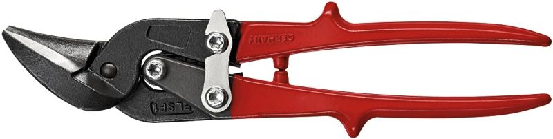 ERDI Ideal-Schere, Robust, Rechts D17ASS, L= 240mm, rot - Spenglerwerkzeuge