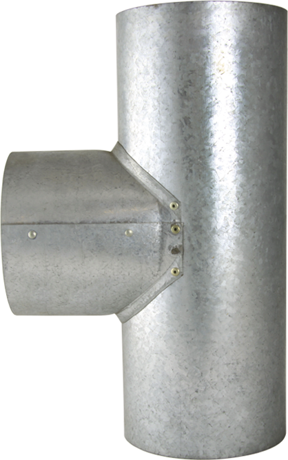 T-Stücke verzinkt 90° 135/135mm 825 - Ofenrohre und Zubehör