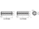 Spannstift geschlitzt schwer INOX BN337 3x10 - Bossard Schrauben