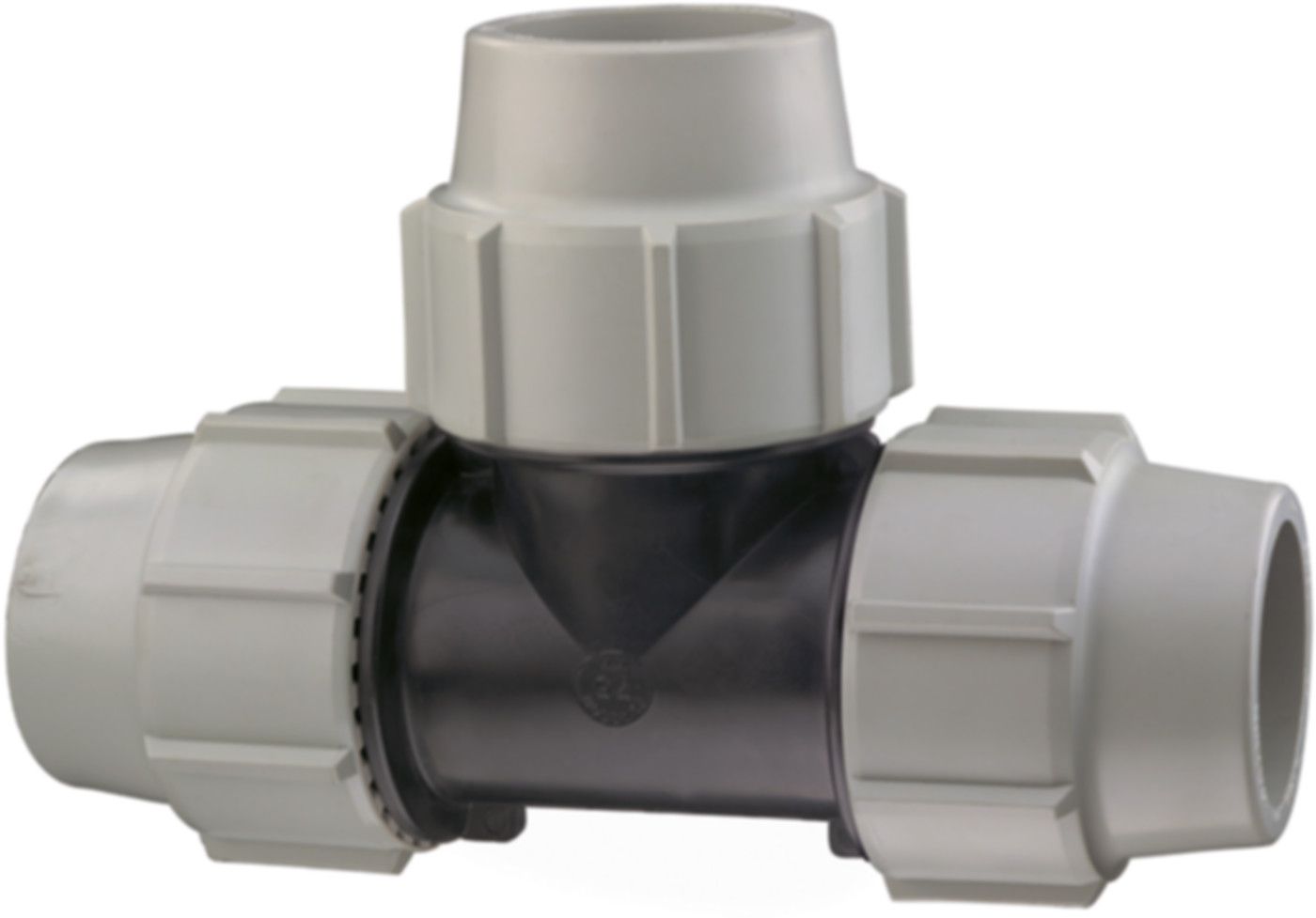 T-Stück 90° egal 7040 d 110mm - Plasson-Klemmfittinge