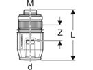 Schnellkupplung 16mm M25 650.652.00.1 - Geberit-Push Fit-Formstücke
