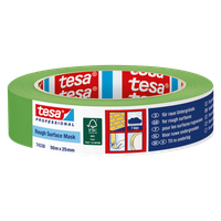 Tesa Abdeckband für raue Untergründe B= 25mm, L= 50m, 74338 - Kleben