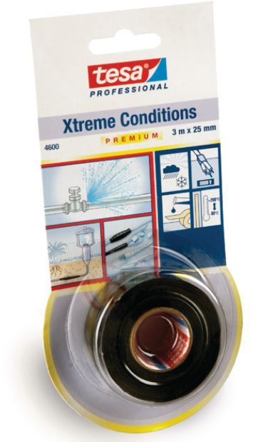 TESA Reparaturband Xtreme, transparent B= 25mm, L= 3m, 4600 - Kleben