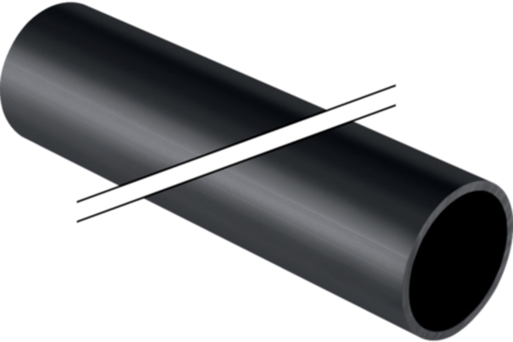Rohr L=3m d 135mm 312.000.14.1 - Geberit-PE-Silent-Rohre