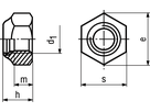 Sich-Mu niedr Form St 8 vzb BN41161 DIN985 M16 - Bossard Schrauben