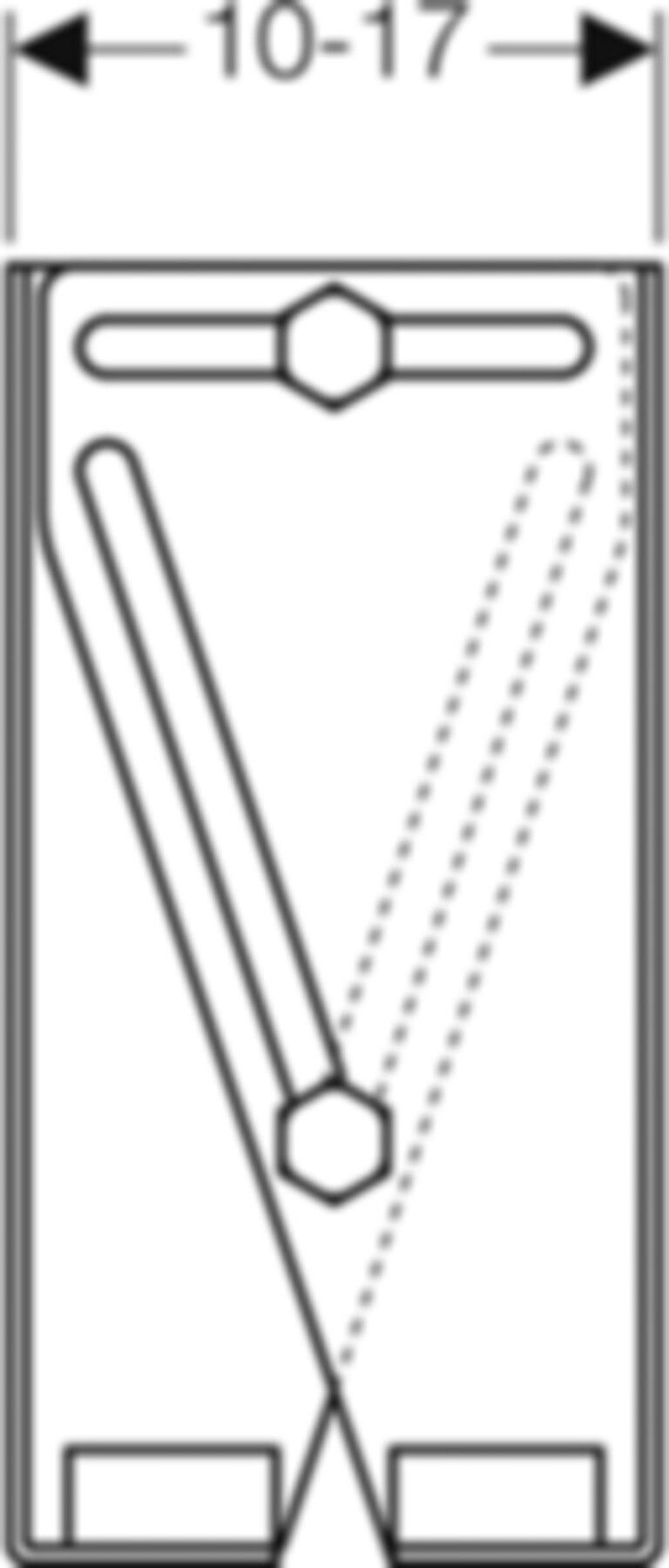 Bausatz freistehende Wand 461.660.00.1 - Geberit-GIS