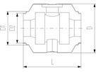 COOL-FIT Kugelhahn Typ 546 handbet. 90mm beidseitig Stutzenfitting 138 546 313 - GF COOL-FIT 2.0