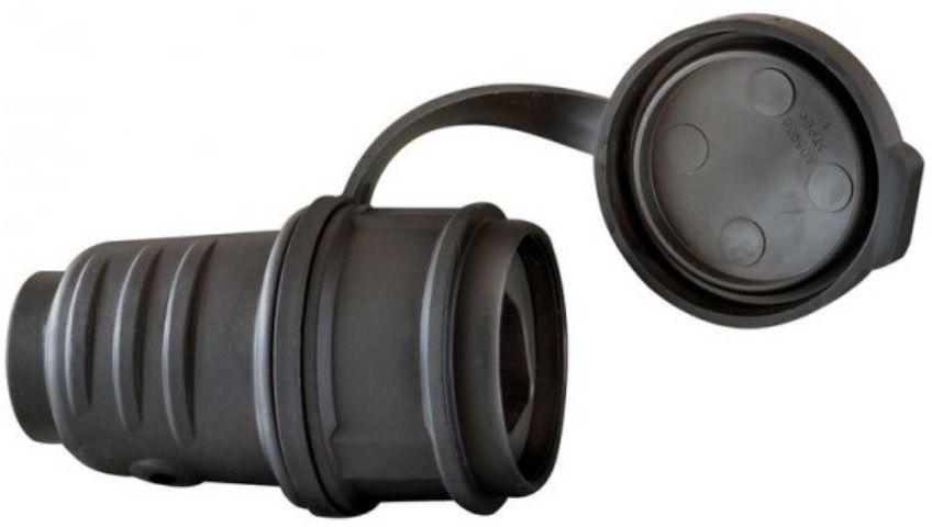 BRENNENSTUHL Gummikupplung T23, 230V / 16A, 3-Pol - Stromverteilung