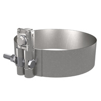 Erdungs-Bandschellen 3/8"-2" Inox AF 260.050.000 / PA 88 f/Potenzialaus. - AF Blitzschutz-Erdungszubehör