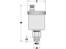 Caleffi Schnellentlüfter Minical 5021 Messing m/Absperrventil 1/2" - Automatische Entlüfter