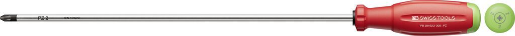 PB Schraubenzieher, SwissGrip Evo, Pozidriv PZ PB 38192 , Gr. 2 , L=300mm - Schraubenzieher