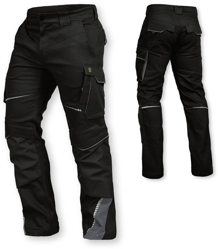 Bundhose Leib Wächter Herren schwarz/grau, Gr. 44 - Textilien