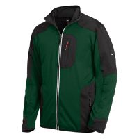 FHB RALF Jersey-Fleece-Jacke grün-schwarz Gr. 2XL - Textilien