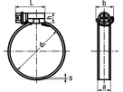 MIKALOR ASFA-L W1 St vz BN20564 DIN3017 Ø 8 - 16 - Schläuche, Schlauchbriden