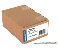 SANER Hefteisen, mit 2 Loch ø5mm 80x10x2mm, verzinkt - Holzverbinder