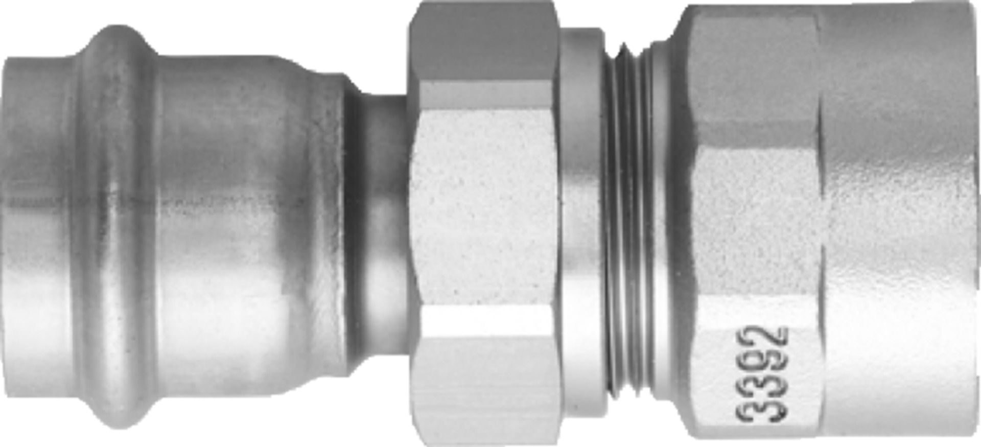 Industry-Verschraubung mit IG 28mm x 1" 80344.29 - Optipress-Industry Formstücke