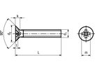 Senkschr Pozi INOX A2 BN82213 DIN965A M2x10 - Bossard Schrauben