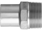 Industry-Übergang mit AG 28mm x 1" mit Einsteckende 80336.28 - Optipress-Industry Formstücke