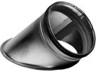 Stutzen 45° m/Bord 355mm ILVU45-V - Spiralfalzrohre und Zubehör System Safe