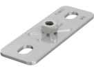 Grundplatten verz. 2-Loch M 12 120 x 40 mm 39434 - Rohrschellen-Zubehör