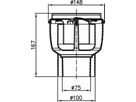 Ablaufkörper Easyflow DN 70 Kunststoff Kernbohrung 170 mm 2710.00.00 - ACO Passavant Entwässerungstechnik