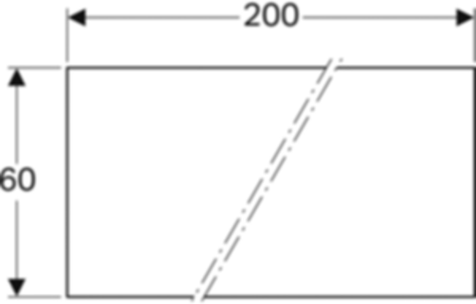 Duofix Paneel 60 x 200 x 1.8 cm 111.808.00.1 - Geberit-Duofix