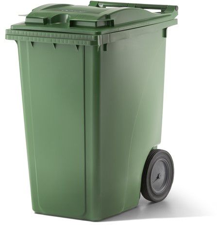 Kleincontainer aus Polyethylen 360l , grün - Container