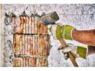 GEBOL Arbeitshandschuh Worker Pro Gr. 10.5, besonders robust aus Rindsvollleder - Arbeitsschutz