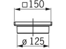 Aufsatzstück m/Cr-Ni-Rost 150 x 150 mm Belastungsklasse K3 2700.77.11 - ACO Passavant Entwässerungstechnik
