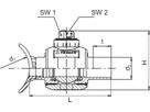 Anbohrkugelhahnen AKHP-TL, 1/4 Umdrehung d 250-450/90mm 615 526 - Frialen Elektroschweissfittinge