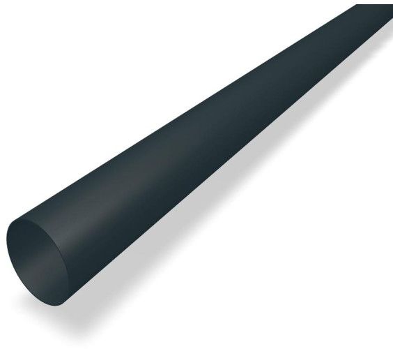 Ablaufrohr à 3m 120 mm P.10 anthrazit 220060 - PREFA Dachentwässerungssysteme