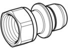 Verteiler-Steckübergang 653.472.00.1 28mm- 1" mit Überwurfmutter - Geberit-Push Fit-Formstücke