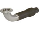 GEBEF Typ 1140 Festflansch 90° INOX d 125mm - DN 100 775 011 404 - GF GEBEF Gebäudeeinführung