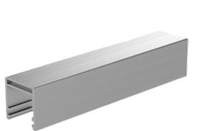 Solarline Handlaufprofil 40x40 , eloxiert , gebürstet , L= 6000mm - Inoxtech Solarline