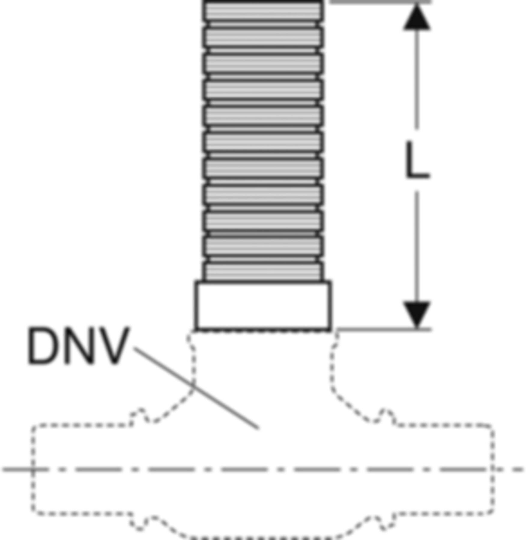Verlängerungsset DN15/20 610.010.00.1 zu Unterputzventil - Geberit Systemventile / Armaturen