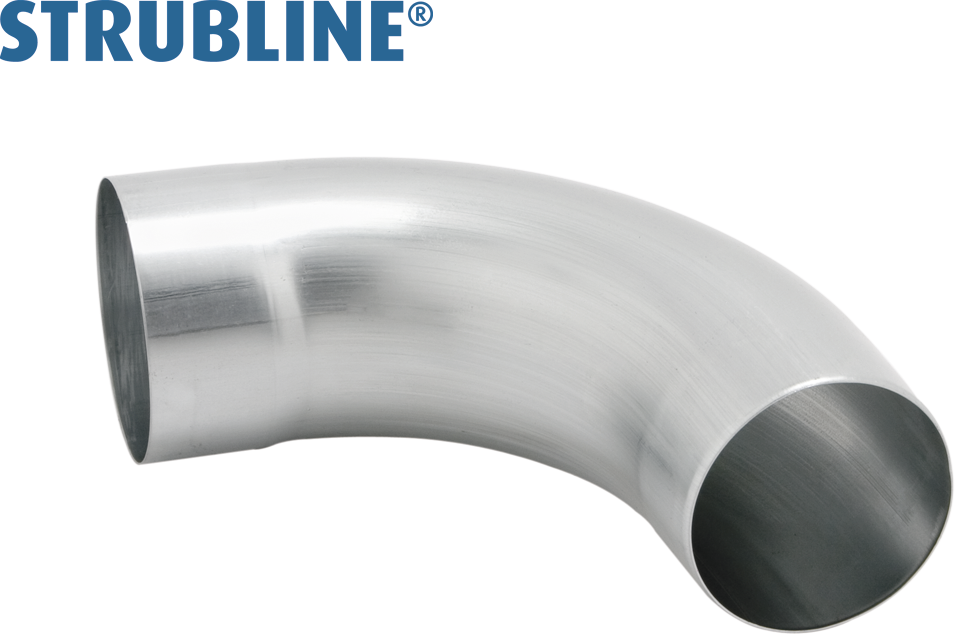 Ablaufrohrbogen gschw. 70° 100 mm 213 "Strubline" - Verzinkte Spenglereihalbfabrikate