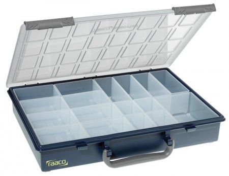 RAACO Sortimentskoffer, Assor. 55 4x8-17 17 lose Facheinsätze, 57x338x261mm - Werkzeugkoffer,Sortimentskoffer,Behälter