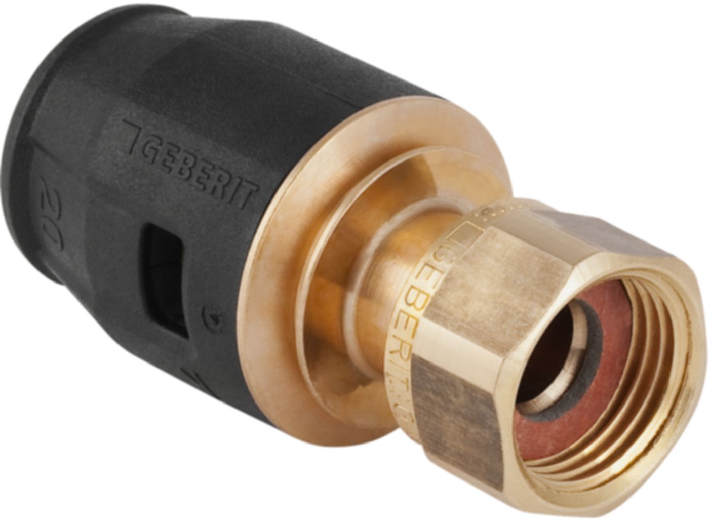 Übergangsverschraubung 25mm- 1" 652.583.00.1, Überwurfmutter Rotguss - Geberit-Push Fit-Formstücke