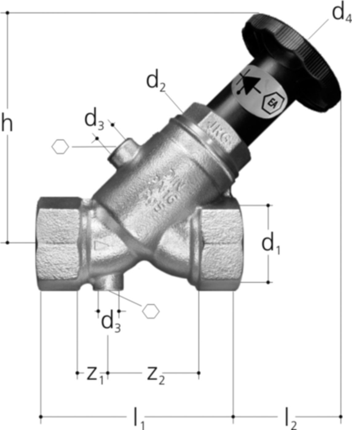 KRV absperrbar LegioStop 11/2" 5266.560 - JRG Armaturen