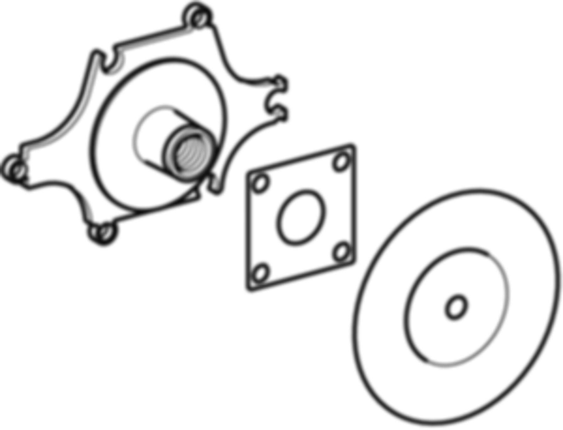 Set Anschluss gerade 1/2"- MF1/2" 602.295.00.1 vormontiert, für Trockenbau, mit Aussengewinde - Geberit-Push Fit-Formstücke
