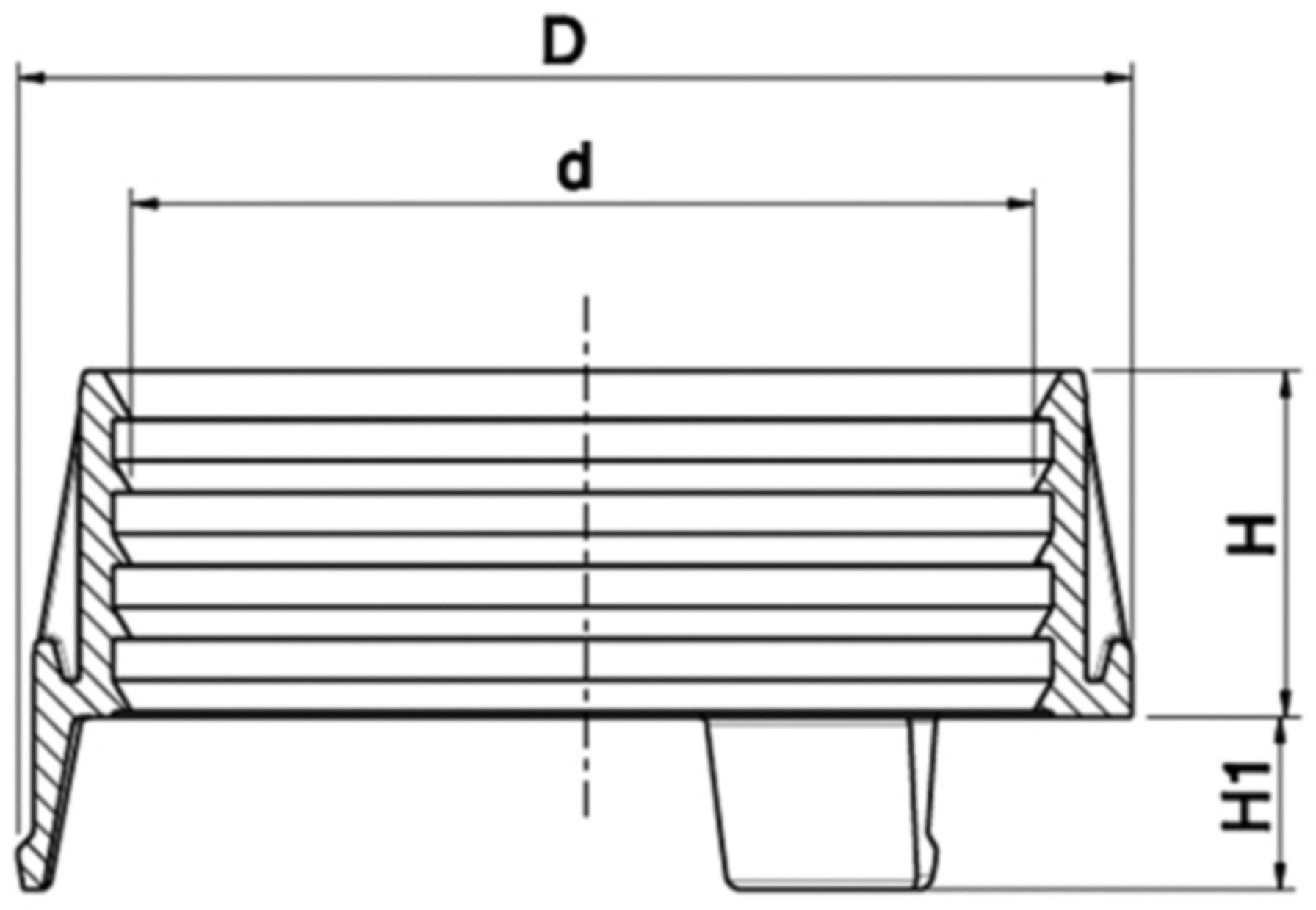 Klemmring (POM) 87003 d 110mm - Plasson-Klemmfittinge