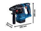 Akku-Bohrhammer mit SDS Plus GBH 18V-22 Set inkl. Staubabsaugung GDE 18V, 18V, in L-BOXX 238 - Bosch Elektrowerkzeuge