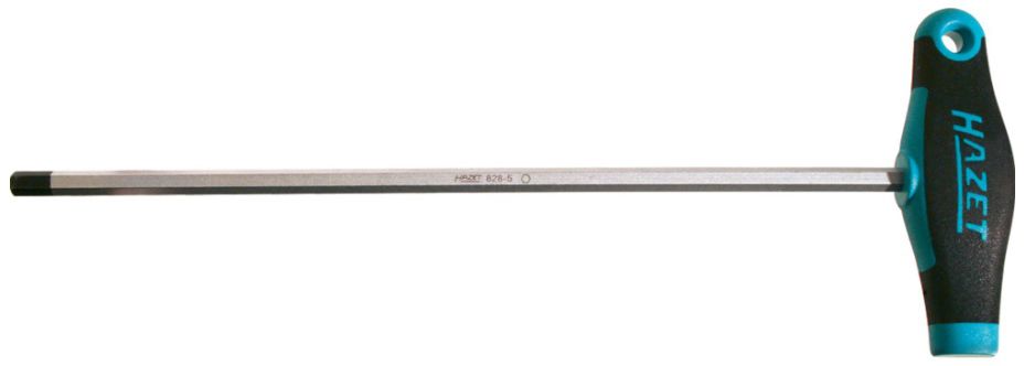 HAZET Schraubenzieher, mit T-Griff,Inbus 828-4mm, L1: 150mm, L2: 176mm - Schraubenzieher
