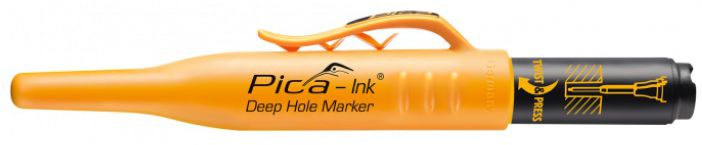 Pica INK Tieflochmarker schwarz, wasserfest - Auszeichnen
